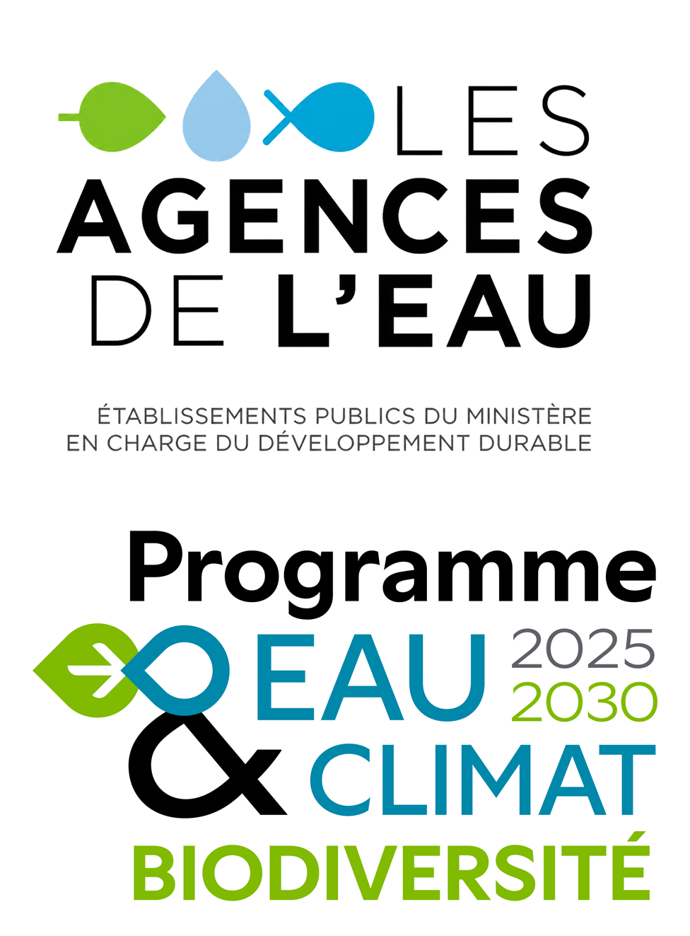 Logos Agence et programme de l'eau