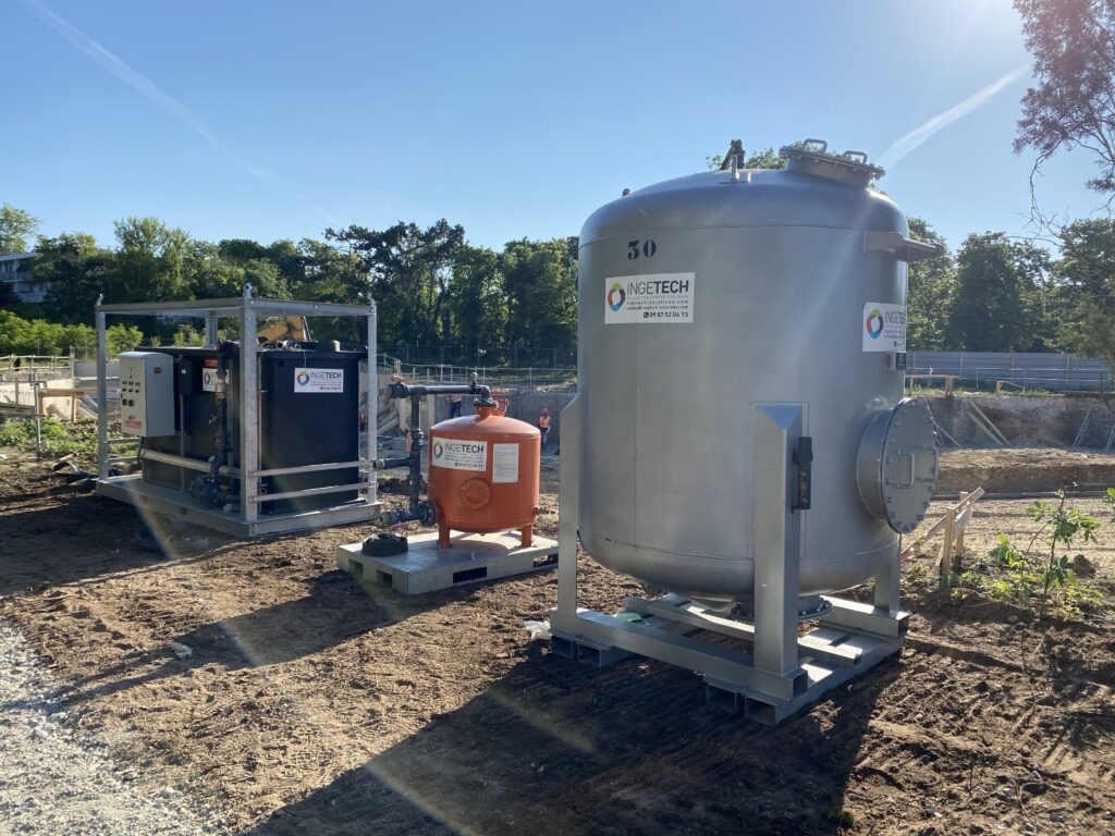 TRAITEMENT DES EAUX SOUTERRAINE LE VESINET / INGETECH
