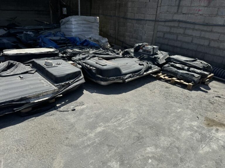Stockage de réservoirs et batteries issus de la dépollution VHU